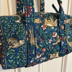 Vera Bradley Animal Kingdom mini duffel shoulder bag quilted